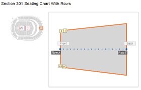 Nashville Predators Bridgestone Arena Seating Chart