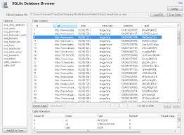 osforensics sqlite database browser