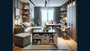 layout small living dining combos
