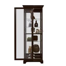 5 shelf curio cabinet