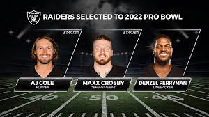 Three Raiders make 2022 Pro Bowl