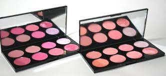 makeup revolution blusher palettes