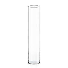 tall glass cylinder flower vase candle