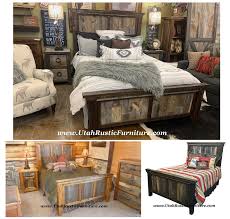 Find a barnwood bed online that tells a tale worthy of your dreams! Bradley S Furniture Etc Utah Rustic Bedroom Furniture