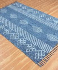 cotton rug hand made dabu print