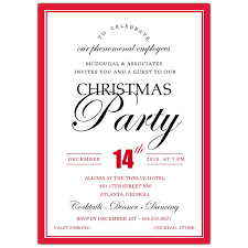 Choose Your Border Corporate Christmas Party Invitations