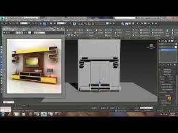 Modeling A Tv Wall Unit In 3dsmax