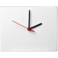 Brite Clock Rectangular Wall Clock Black