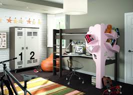A wide variety of loft desk bed options are available to you. Dominique Loft Bed With Desk And Tree Bookcase Nubie Kids