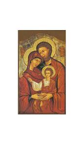 Holy Family Icon Wall Plaque