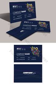 If you are looking for a professional business cards design, specialists of our company will help you. Blue Printing Business Card Template Design Psd Free Download Pikbest