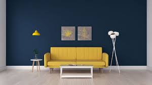 best wall paint color for yellow couch