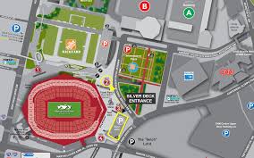 map mercedes benz stadium