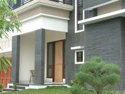 Batu andesit menjadi jenis batu alam yang paling sering digunakan pada rumah minimalis. Desain Tiang Teras Batu Alam Masa Kini Youtube