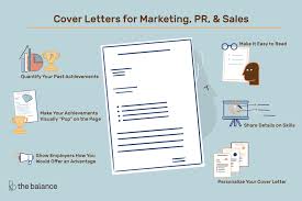 Cover Letter Examples For Sales And Marketing Jobs