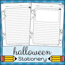 Stationery Writing Paper Free Halloween