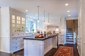 traditional kitchen white beaded inset