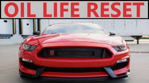 ford mustang oil life reset you