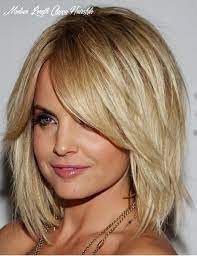 The medium length choppy hairstyle is created by chopping the hair above to the shoulder level or below chin level. 12 Medium Length Choppy Hairstyle Undercut Hairstyle