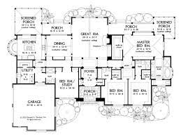 European Style House Plan 4 Beds 4