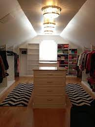 Closet With Sloped Ceiling Photos