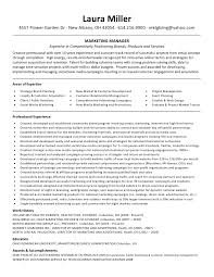 Marketing manager  Account manager resume sample resume sample     Template net