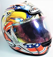 Suomy Spec 1r Extreme American Eagle Motorcycle Helmet Xxl