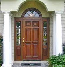 Estate 6 Panel Mahogany Wood Front Door