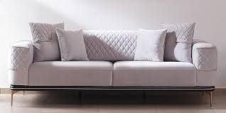 istanbul velvet 3 seater sofa in