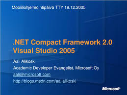 net compact framework 2 0 visual studio