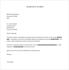 Resignation Letter Templates Resignation Letter Format For Personal