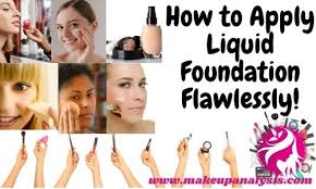 how to apply liquid foundation