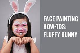 face painting for kids fluffy bunny