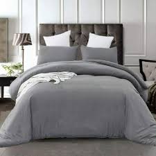 Cottonight Grey Comforter Set King Men