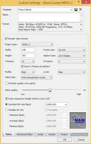 best bitrate for editing sd in sony
