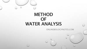Bacteriological Water Analysis Online Biology Notes