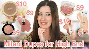 dupes for high end makeup milani