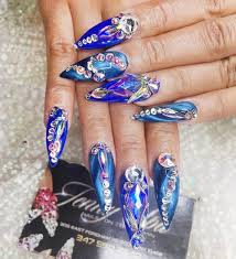 Рианна, ким кардашьян, белла хадид и другие звезды на met gala 2018. Cardi B Blue Jewels Nail Art Nails Steal Her Style