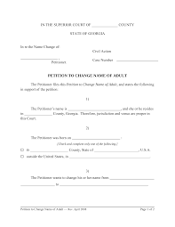 We have helped thousands of people prepare their divorce documents for filing. Free Georgia Name Change Forms How To Change Your Name In Ga Pdf Eforms