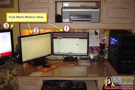 how to set up dual monitors a