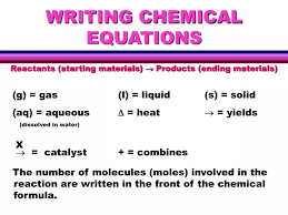 Ppt Writing Chemical Equations