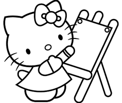 Dolphin animal coloring pages for kidsjust a simple free coloring sheet for your kids. Coloring Pages Hello Kitty Z31 Coloring Page