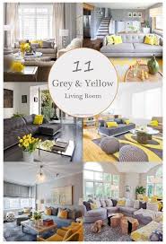grey and yellow living room wild