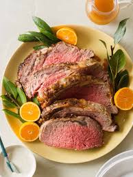 standing rib roast with au jus and