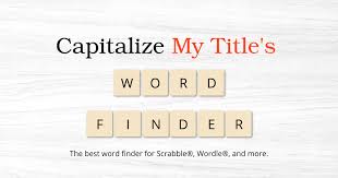 word finder capitalize my le