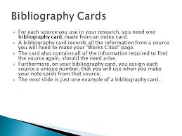     Research Paper Note Card Formatting  bibliography note cards  and  information note cards  writing center underground   WordPress com