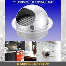 170mm Stainless Steel Ducting Cap Lazada