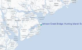 Johnson Creek Bridge Hunting Island South Carolina Tide