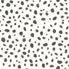 Dalmatian Spot Print Wallpaper Black ...