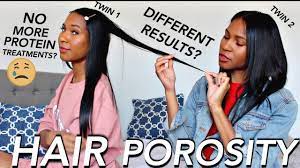 hair porosity tests on relaxed hair
